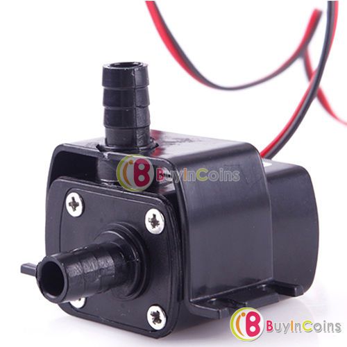 Ultra-quiet Mini DC 12V 3M 240L/H Brushless Motor Submersible Water Pump New