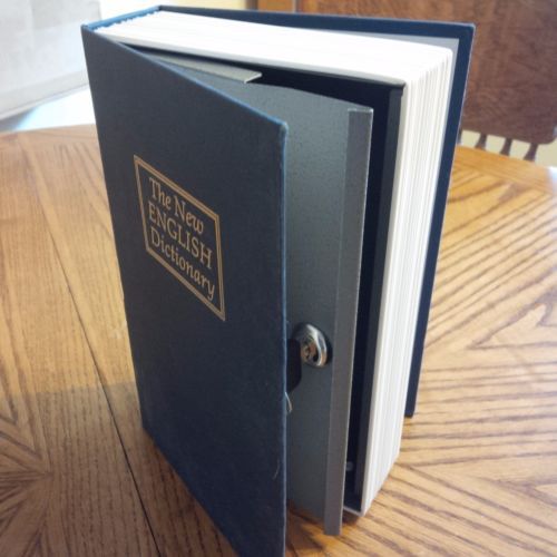 Book Safe w/ Lock - Disguised as Dictionary