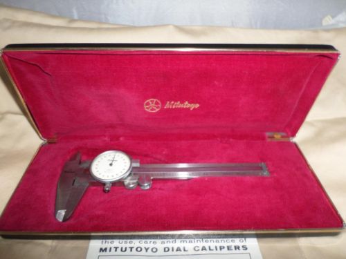 Mitutoyo 4 way dial calipers 505-629 w case .001&#034; english dial 4&#034; for sale