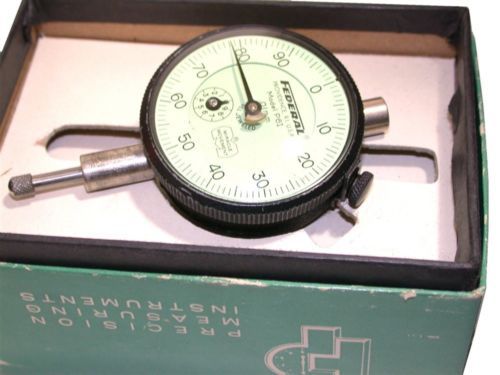 FEDERAL DIAL .01MM INDICATOR W/ REVOLUTION COUNTER MODEL P6I