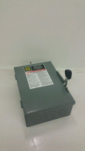 SQUARE D DU321 SER E2 SAFETY SWITCH 3-PHASE 30A 240VAC ***NNB***