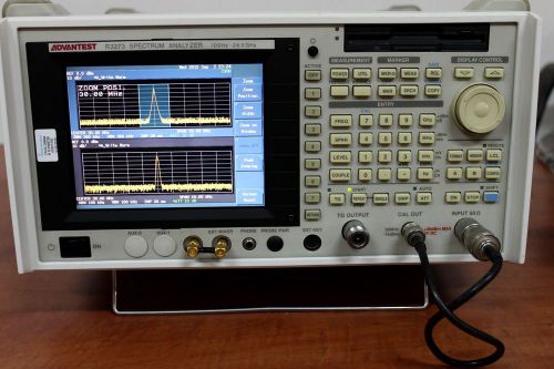 100hz-26.5ghz ? advantest r3273 rf spectrum analyzer tracking generator, options for sale
