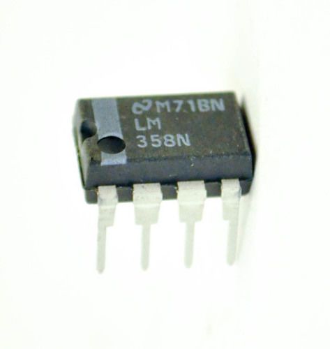 National Semiconductor LM358N Op-Amp 8-Dip (Lot of 10)