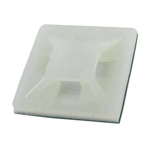 Self adhesive wire tie mount base 100 pcs for 4mm cable for sale