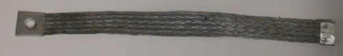 Sgp 16&#034; x 1 1/4&#034; aluminum braided ground strap with one 1/2&#034; mounting hole for sale