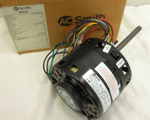 New 1/5 1/8 1/10 hp ao smith bl6505 d/d blower motor 115v 1075 rpm 3 speed for sale