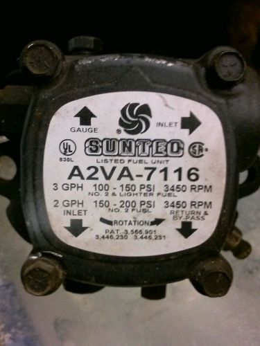Suntec a2va-7116 suntec single stage 3450 pump a2va7116 for sale