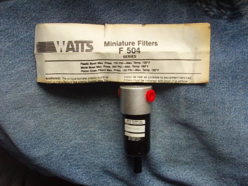 Watts Impulse Drain Filter  F-504