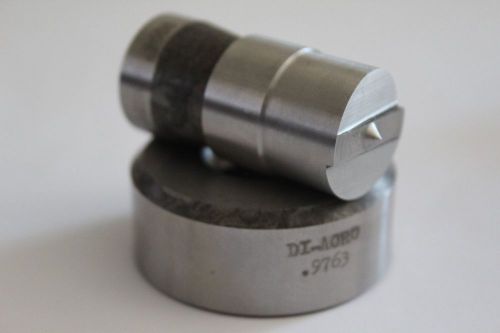 PUNCH DIE DI ACRO DIACRO ROPER WHITNEY .9688 &#034; ROUND PUNCH SET PRESS 31/32