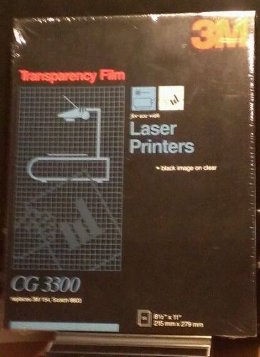 3m Transparency Film for Laser Printers (CG3300)