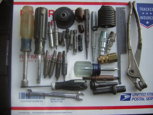 Assorted  aircraft tools.