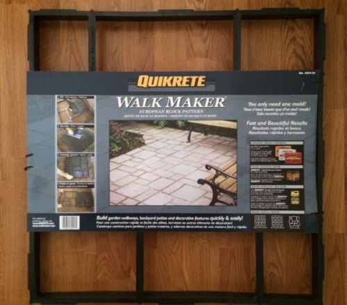 Quikrete Walkmaker Walk Maker Concrete Mold Walkway European Block 6921-34