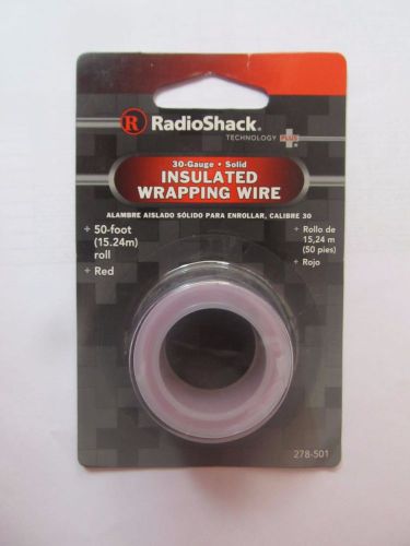 30 Gauge Solid Insulated Wrapping Wire  #278-501  50 foot roll  NEW