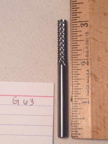 1 new 1/4&#034; (.250) shank carbide burr. diamond cut. usa made in buckeye state g63 for sale