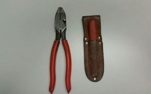 Klein Pliers and Cable Splitter With Sheath