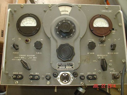Us air force ts-413 b/u rf signal generator (75 khz - 40 mhz) military test gear for sale