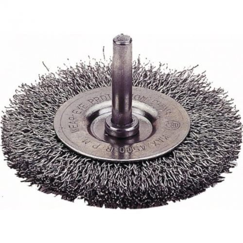 Crimped wire brush 3&#034; wheel diameter thermadyne 1423-2103 716352493741 for sale