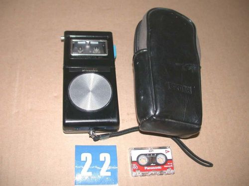 Lanier MS-60 Microsette 60 Dictation Equipment  with tape and cover free ship