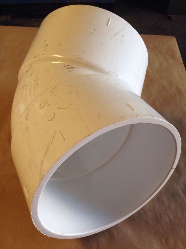 Lasco 8&#034; pvc pipe 45° elbow pvc i usa made d2466 for sale
