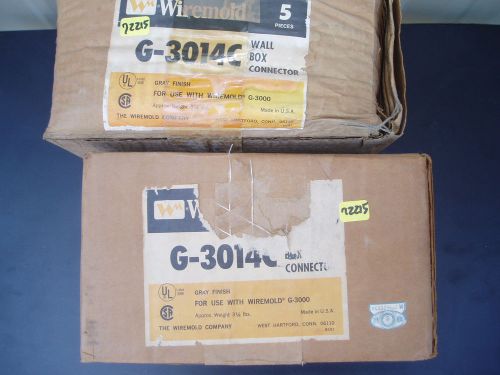 Box 5 pcs Wiremold G3014C Wall box connector - gray