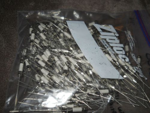 200) new leaded fuses by littelfuse- 5x20mm size, 8 amps, fast acting fuses for sale