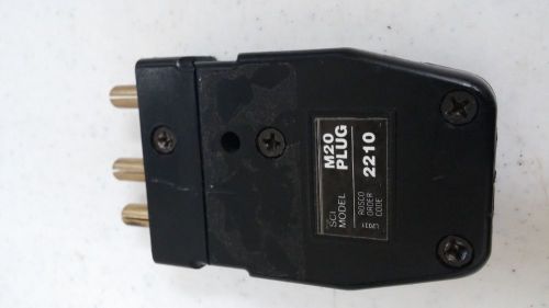 Stage Connectors INC. M20 Bates Style Plug, 20A 125V