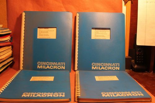 Cincinnati 5V-1000 5V-1250 5V-2000 Parts Operation Programming Service Manuals