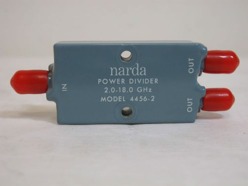 Narda 4456-2 Power Divider. 2 Way,  2  to 18GHz,  Unused Condition.  SMA(F).
