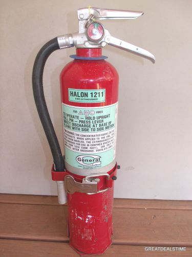 27lb Fully Charged Halon 1211 Fire Extinguisher,GENERAL GH-17H WITH BRACKET