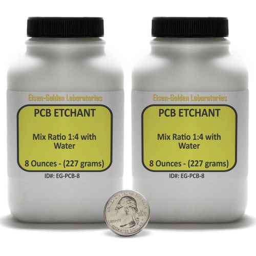 Printed Circuit Board Etchant [PCB] Dry Powder 1 Lb in Two Plastic Bottles USA