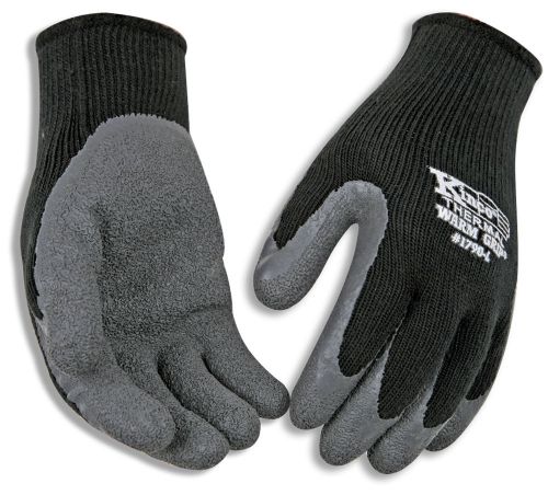 Kinco thermal lined black coated work gloves size xlarge construction farm lot 3 for sale