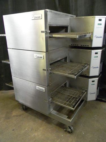 Lincoln impinger conveyor triple stack pizza gas oven 1116 **we offer financing* for sale