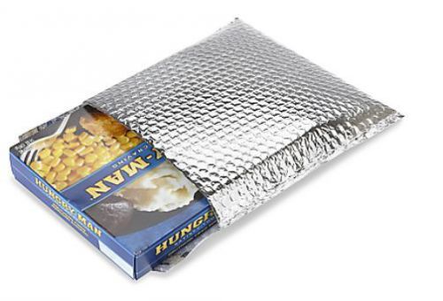 50 silver metallic bubble mailers shipping envelopes bags foil thermal 8&#034;x11&#034; for sale