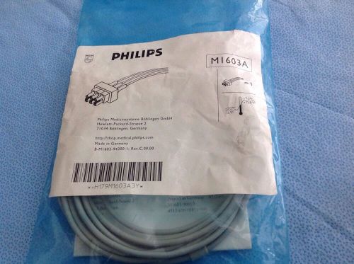 Philips M1603A 3 Lead ECG Safety Cable Set Ref M1603A