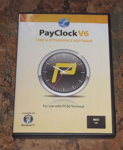 Lathem PayClock Version 6 Software Complete Payroll Discs &amp; Instructions