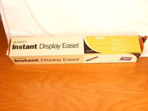 Quartet Instant Display Steel Easel Portable Black 64&#034; Tall - Model 29E