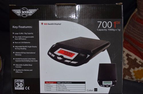 My weigh black 7001dx scale with bowl accessories- i7001 for sale