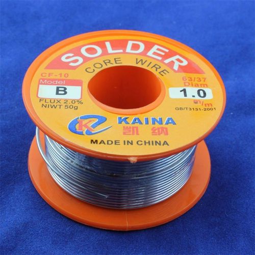 1mm Rosin Core Solder 63/37 Tin Lead Line Flux Welding Iron Wire Reel EA