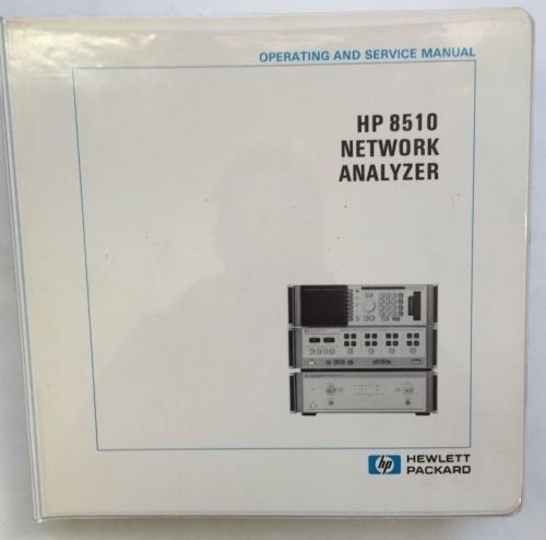 HP 8510 Network Analyzer Operating &amp; Service Manual Volume 5 P/N 08510-90025