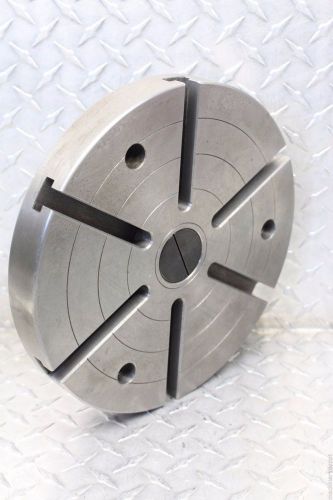 Face plate 10&#034; for rotary index 6 slot 1.25&#034; hole through