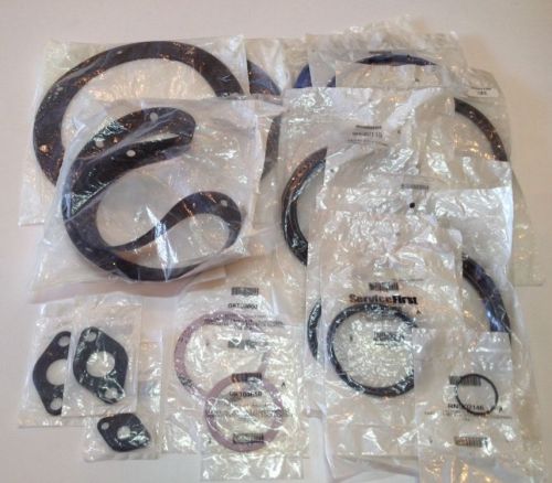 Assorted hvac factory specified parts 10) o rings, 5) gaskets, 3) flange gaskets for sale