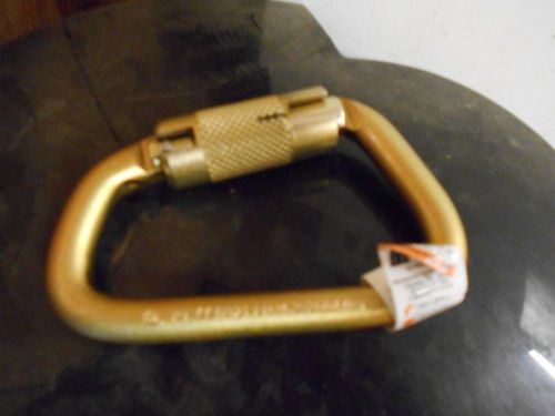 Miller 17d-1/ automatic twist-lock steel carabiner 1&#034; gate opening for sale