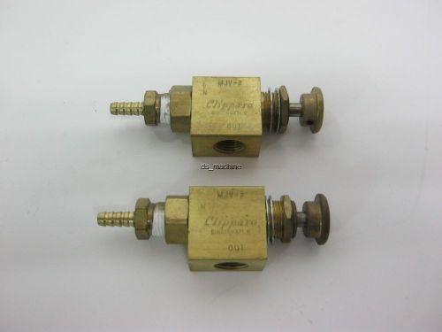 Lot of 2 clippard minimatic mjv-2 valve, normally closed, 1/8&#034; npt for sale