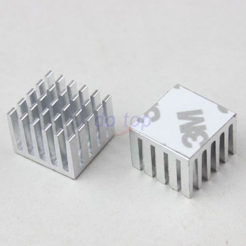 5pcs 20x20x15mm DIY CPU IC Chip Heat Sink Extruded Cooler Aluminum Heatsink