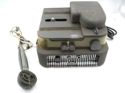 Vintage Gray Audograph Dictation Machine