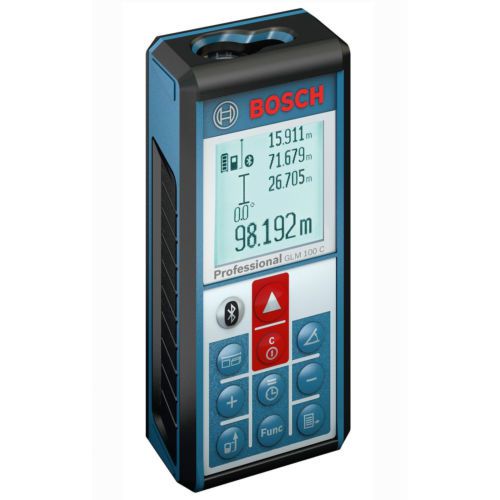 Bosch GLM 100 C Laser Distance Meter Inch Bluetooth iOS Phone Android / U.S.A!!!
