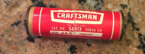 Vintage Craftsman Welding Torch Tip Box 3 1/2&#034;