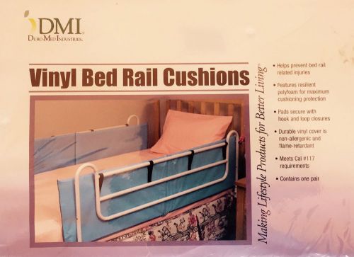 Duro-med industries vinyl bed rail cushions size: 60&#034;x 15&#034; x 1/2&#034; for sale