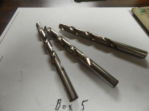 &#034;PTD&#034; Twist Drill Bits 31/64&#034;, lot of 3 Pcs