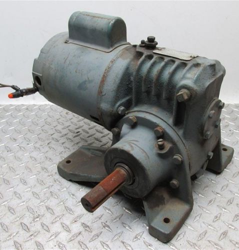 1/2 hp RELIANCE DUTY MASTER ELECTRIC MOTOR w/ RELIANCE GEARMOTOR .58 RATIO